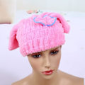 Miniatyrbillede 2 af 4: Mikrofiber Hårhåndklæde - Superabsorberende Hurtigtørrende (Pink)