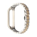 Miniatyrbillede 1 af 5: Rem til Xiaomi Mi Band 6 7 6 5 i rustfrit stål Silver gold 2 For Mi band 3