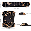 Miniatyrbilde 5 av 5: Tastatur håndleddsstøtte og musematte - Memory Foam, ergonomisk støtte