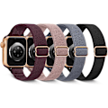 Miniatyrbillede 1 af 5: Tunt, strækbart urrem, der er kompatibelt med Apple Watch -rem 44 mm