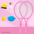 Miniatyrbillede 6 af 9: Tennis trænings rebounder | Tennis ketsjer interaktivt legetøj med snorbold, færdighedsudvikling, tether tennis spil træningsudstyr til begyndere Pink