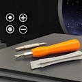 Miniatyrbillede 2 af 5: Videodørklokke skruetrækker til batteriskift og nulstilling (kompatibel med forskellige modeller)