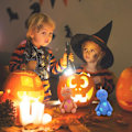 Miniatyrbillede 5 af 5: Halloween Skræmmende Dukke Lys Form til DIY