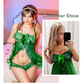 Miniatyrbild 3 av 5: Underkläder för kvinnor spets babydoll graviditetsunderkläder sexig gravid plus size