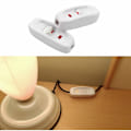 Miniatyrbilde 5 av 5: 2 stk. Bryter for lampeledning - AC 250V 10A Vippebryter PÅ/AV med LED-indikator