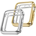 Pikkukuva 1 / 3: 40mm Suojakuori Pehmeä Joustava TPU Naarmuuntumista Estävä Suojaava 40mm Iwatch Kotelo Yhteensopiva Apple Watch Series 6 Series SE Series 5 Series 4 Kanssa, Hopeinen Kotelo &