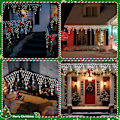 Miniatyrbillede 8 af 8: Julelys Net, 13,5ft 196 LED Vandtætte Udendørs Juledekorationer, 8 Tilstande LED Netlys med Fjernbetjening, Dæmpbare Netlys med 11