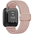 Miniatyrbild 1 av 5: Flätade stretchiga remmar för Fitbit Versa 2 - Mjuk justerbar sportrem