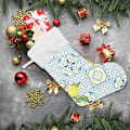Miniatyrbild 6 av 7: Julklapp, Personliga Julklappsstrumpor 2-pack Lemon Boho Limin 45,7 cm Julstrumpor Hängande Ornament Kamin för Träddekoration