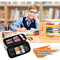 Miniatyrbilde 6 av 7: Golden Retriever Valp Hund n ncil Cse n Holder Bokser Pouch Cse Bg for Kontor Student flerfarget3 flerfarget3