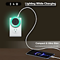 Miniatyrbilde 4 av 5: Fargeskiftende nattlampe for barn, fullfarget Rgb LED