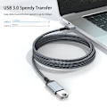 Miniatyrbillede 2 af 5: USB-forlængerkabel 6,6 fod 【5-pak】. USB 3.0-forlængerledning
