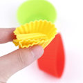 Miniatyrbillede 4 af 5: 12 stk Mini Rund Form Silikon Muffin Cupcake Form Bageform Maker