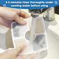 Miniatyrbilde 5 av 5: Pet Vann Dispense Filter Element Liten Blomst Firkant