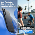 Miniatyrbillede 4 af 6: Liquid Air Designet til Galaxy A35 5G Cover (2024) - Mat Sort Mat Sort A35
