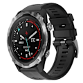 Miniatyrbillede 1 af 5: Til Garmin Descent Mk 2 Metal Spænde Solid Color Silikonurrem EXZ Black