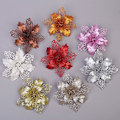 Miniatyrbillede 5 af 5: Pakke med 12 glitter kunstige julestjerne blomster julekrans jul