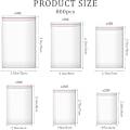 Miniatyrbilde 3 av 5: Små Ziplock-poser (800 stk.) - Gjenlukkbare plastposer for smykker og mer