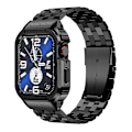 Miniatyrbild 1 av 5: Armband i rostfritt stål för Apple Watch Band 49 mm 45 mm 44 mm (ej watch) cover Tillbehör Iwatch Ultra Series 7 6 Se 8+ case black 44mm