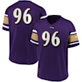 Miniatyrbilde 1 av 3: Majestetisk NFL Minnesota Vikings #61 Moro polymesh-trøye