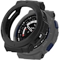 Miniatyrbillede 2 af 5: 2-PAK Etuier Beregnet til Amazfit Active Edge Etui Cover TPU Beskyttende Skal Robust Bumper til Amazfit Active Edge Ur Etui Tilbehør (Sort&Mørk