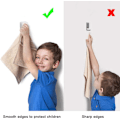Miniatyrbild 3 av 5: Kökshanddukshållare, Premium Silikon Självhäftande Handdukskrokar Anti