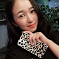 Miniatyrbillede 5 af 6: iPhone 14 Pro Cover, Luksus Glitrende Klar Leopard Silikone Cover, 6.1 ih Cheetah Design til Piger & Kvinder Bling