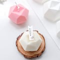 Miniatyrbillede 5 af 5: 2 hulrum Polygonal duftlys form DIY