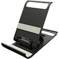 Miniatyrbild 1 av 5: Justerbart Telefonställ Skrivbord Hopfällbart Telefonfäste för Mobiltelefon Skrivbordsställ Bekvämt Svart