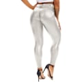 Miniatyrbild 1 av 5: Kvinnors Leggings i konstläder Byxor PU Elastiskt formande höft