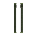 Miniatyrbillede 2 af 5: For Fitbit Luxe Justerbar Elastisk Nylon Urrem OVR Army Green