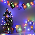 Miniatyrbilde 6 av 7: Batteridrevet USB 2 i 1 lyslenke - 40ft 100 LED globe lyslenke med timer og minnefunksjon og 8 moduser lyslenke for jul