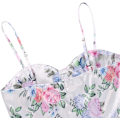 Miniatyrbilde 4 av 5: Boho Floral Lang Kjole for Kvinner Y2k Spaghetti Stropp Bodycon Lang Kjole Blomst