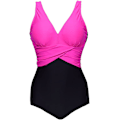 Miniatyrbild 1 av 4: Baddräkt V-ringad monokini push-up U-rygg
