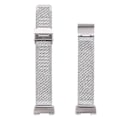 Miniatyrbillede 3 af 5: For Fitbit Charge 4 Dobbelt Forsikringsspændemilansk Urrem FDT Silver