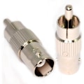 Miniatyrbillede 2 af 5: 10 x BNC hun til RCA han-stikadapter - til CCTV til