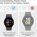 Miniatyrbillede 2 af 5: Liquid Air Designet til Galaxy Watch FE (2024), 5 40mm (2022), 4 40mm (2021) Cover - Mat Sort Mat Sort