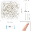 Miniatyrbilde 2 av 5: 120 stk Nichrome Wire Jump Rings - Håndverk U Henger Krokar