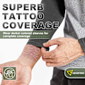 Miniatyrbillede 4 af 5: UV Solbeskyttende Arm Sleeves - Kølende Kompression Sportsærme