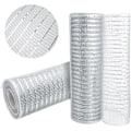 Miniatyrbild 1 av 5: 2 rullar grå silver deco mesh band 10 tum x 30 fot, grundläggande metallisk poly mesh
