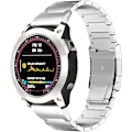 Miniatyrbillede 1 af 6: Fenix 8/7X/6X/5X Plus Rem, 26mm Titanium Metal Hurtigudløsning Nem Montering Urrem Med Dobbelt Knap Lås Kompatibel Til Garmin Fenix 7X Pro/6X