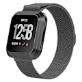 Miniatyrbild 1 av 5: För Fitbit Versa 2 / Fitbit Versa Lite Milanese klockarmband, Liten storlek: 2,3x22,5cm PLF Gray