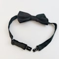 Miniatyrbillede 8 af 8: Sort Hund Sløjfe, Justerbar Sløjfe Hundehalsbånd til Mellemstore og Store Hunde Katte Kæledyr Bryllup Fødselsdag Graduering Ferie Pleje Cosutmes Sort