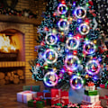 Miniatyrbillede 4 af 5: Julegardin Lyskæde til Ophængning: 11FT Led Fe Lyskæde Twinkle Xmas