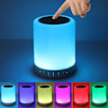 Miniatyrbild 1 av 5: Nattljus Bluetooth-högtalare, bärbar trådlös Bluetooth