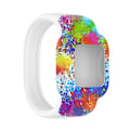 Miniatyrbilde 1 av 5: For Garmin Vivofit Jr3 Silikon Rem med Trykk uten Spenne PYV Painted