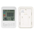 Miniatyrbild 4 av 5: Form - Digital inomhustermometer (vit, en one size)