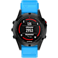Miniatyrbild 3 av 5: Silikonarmband för klocka Fenix 5x 26 mm bredd Kompatibel med Fenix 5x/fenix 5x Plus/fenix 6x Pro Azure