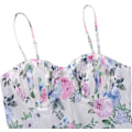 Miniatyrbilde 5 av 5: Boho Floral Lang Kjole for Kvinner Y2k Spaghetti Stropp Bodycon Lang Kjole Blomst