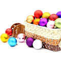 Miniatyrbilde 4 av 5: 24 stk julekulepynt, 1,6\" usynlig assorterte farger speiloverflate